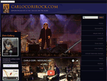 Tablet Screenshot of carlocorirock.com